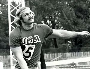 Core58 Prints: Al Feuerbach (Feuerback) wins the shotput 1974 A©Mirrorpix