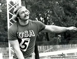 Og2012 Prints: Al Feuerbach (Feuerback) wins the shotput Olympics Athletics Athletes