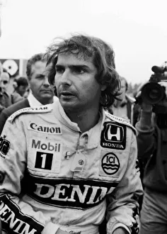 Drivers Prints: Alain Prost July 1986 British Grand Prix A©Mirrorpix