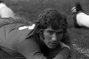 Alan Ball relaxing during England training session before they play Malta at Wembley in