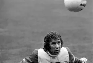 Alan Ball seen here with the England team training at Wembly for their European