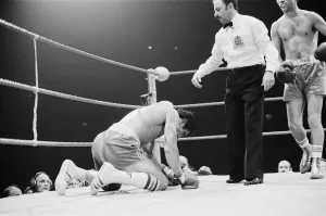 Alan Minter vs Gratien Tonna (second fight) for the European middleweight title at Empire