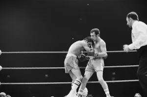 Alan Minter vs Gratien Tonna (second fight) for the European middleweight title at Empire