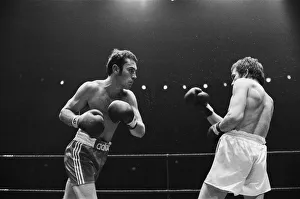Alan Minter vs Kevin Finnegan, British middleweight title fight at The Royal Albert Hall