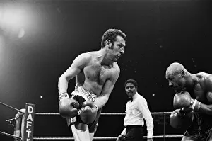 01116 Prints: Alan Minter vs. Marvin Hagler, WBA and WBC world middleweight title fight, Wembley Arena