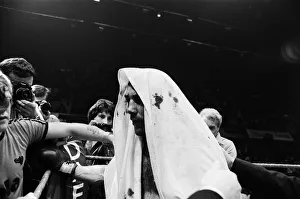 01116 Prints: Alan Minter vs. Marvin Hagler, WBA and WBC world middleweight title fight, Wembley Arena