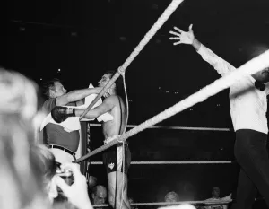 Alan Minter vs. Marvin Hagler, WBA and WBC world middleweight title fight, Wembley Arena
