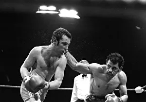 00128 Prints: Alan Minter vs Rudy Robles February 1979 Boxing Alan Minter Britains European
