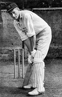 00044 Prints: Alan Oakman, The Sussex batsman, who may be selected for the next England test