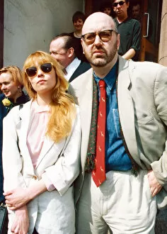 Images Dated 12th May 1993: Alan Wise, pictured with his wife Tanya. 12th May 1993