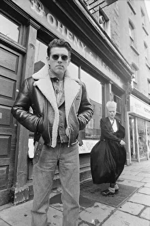 Alannah Currie and Tom Bailey who form pop duo The Thompson Twins pictured outside