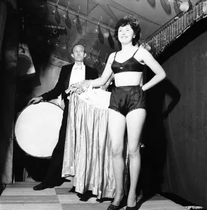 00012 Prints: Albert and Elsie Price seen here on stage performing Striptease