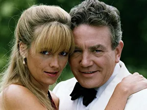 Albert Finney actor with screen lover in the production of The Green Man