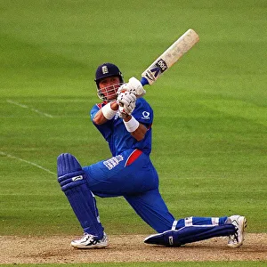 Core59 Prints: Alec Stewart England cricket captain May 1999 in action against Sri Lanka in