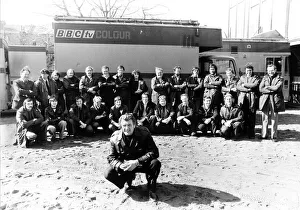 Alec Weekes April 1979 Producer with Production Team of BBC Match Of The Day TV