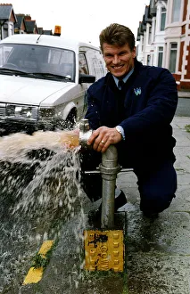 Alex Geirgijev'Hawk'from the Gladiators doubles up as a water engineer