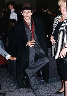 Alex Higgins snooker player alias Hurricane Higgins at a snooker celebration party