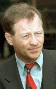 Hurricane Prints: Alex Higgins snooker star at Stockport Magistrates Court on an assault charge where he
