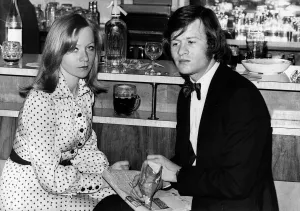 Hurricane Prints: Alex Higgins former World Snooker Champion and girlfriend Elizabeth Kendell