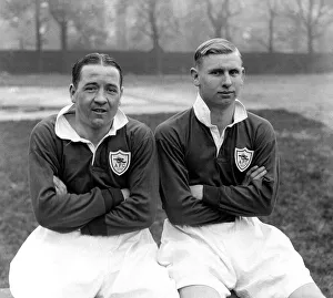 Alex James & Cliff Bastin Arsenal Footballers 1930
