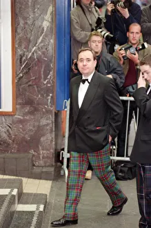 Premieres Prints: Alex Salmond at the film premiere of Entrapment'at the Odeon cinema