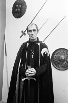 Alex Sanders King of the Witches at his basement flat in Notting Hill, London