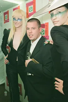 Alexander McQueen after being named British Designer of The Year at the Lloyds Bank