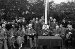 Amateur Prints: Alfieri. 1290. Opening the Old Hamptonians Ground 2 / 2. October 8th 1933