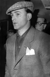 Alfredo di Stefano at Ringway airport in Manchester April 1957