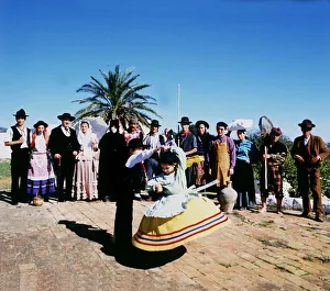 Observation Prints: Algarve traditional Portuguese folk dancing April 1997