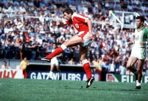 Algeria v Austria World Cup 1982 football Johann Krankl scores Austria