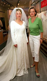 Alice Beer TV Presenter with Maranne Crick a Fashion Student June 1999 She