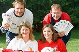 Lottery Prints: Alison Pickering, lottery manager (left) and Franca Herd