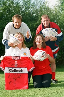 Alison Pickering, lottery manager (left) and Franca Herd