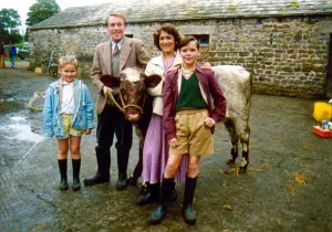On Set Prints: All Creatures Great and Small cast members Rebecca Smith, Christopher Timothy