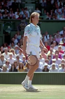 00021 Collection: All England Lawn Tennis Championships at Wimbledon Mens Singles Final Stefan