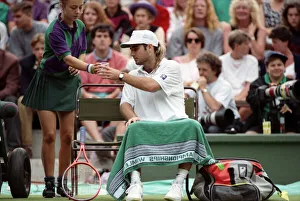 All England Lawn Tennis Championships at Wimbledon Mens Singles First Round match
