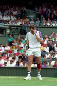 All England Lawn Tennis Championships at Wimbledon Mens Singles Second Round match