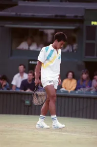 All England Lawn Tennis Championships at Wimbledon Michael Chang in action during