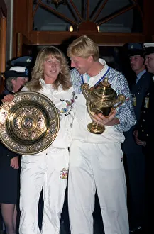 All England Lawn Tennis Championships at Wimbledon West German champions Steffi