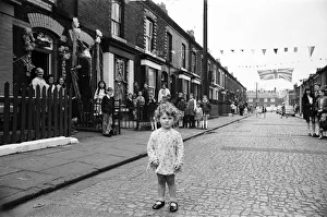 Flags Prints: It was all systems go in Pringle Street as the residents of the tiny terraced street