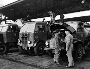 Tanker Prints: All Troops to the Pumps. The petrol strikers decided last night to stay out so the Troops