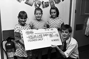 Cheque Prints: All our own work... three charity minded girls from Lepton have raised &pound