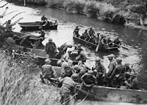 Allied forces in Northern France following the invasion of Normandy in the Second World