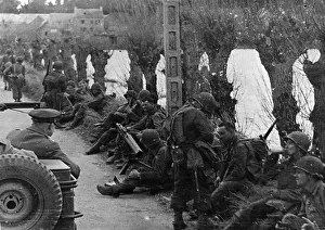 Allied forces in Northern France following the invasion of Normandy in the Second World