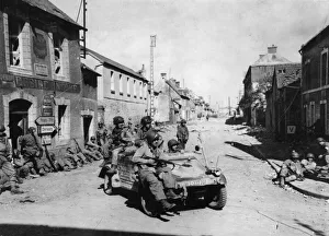 Allied forces in Northern France following the invasion of Normandy in the Second World