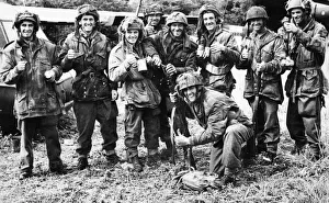 01179 Prints: Allied troops proceed inland into Northern France on the mission to liberate France