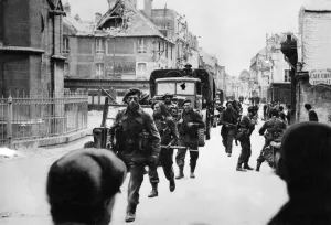 Allied troops proceed inland into Northern France on the mission to liberate France