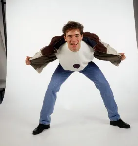 Ally McCoist models fashion clothing November 1991