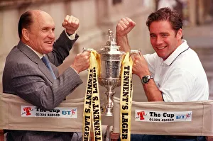 Ally MCCoist and Robert Duvall August 1999 with the Scottish Cup are looking for football